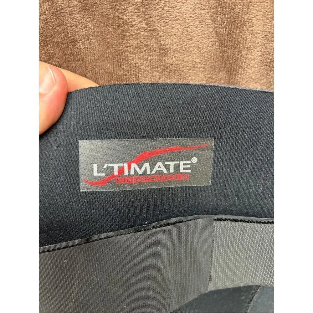 L’TIMATE Bird & Cronin Black Knee Brace Size XL